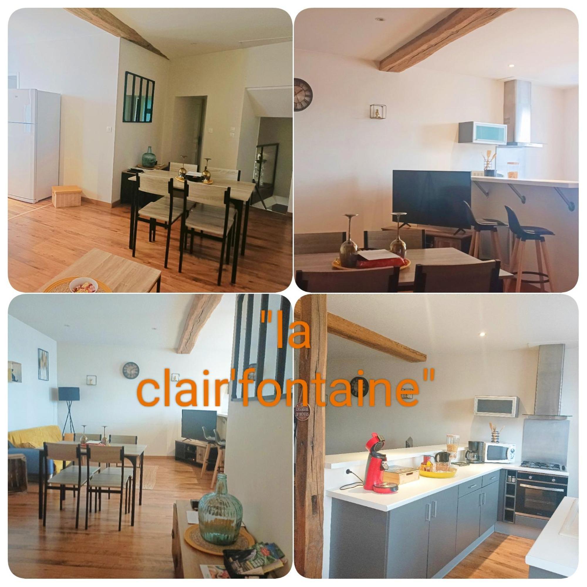 La Clair'Fontaine Apartment Clairvaux Luaran gambar